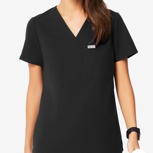 Black Catarina one pocket scrub top FIGS